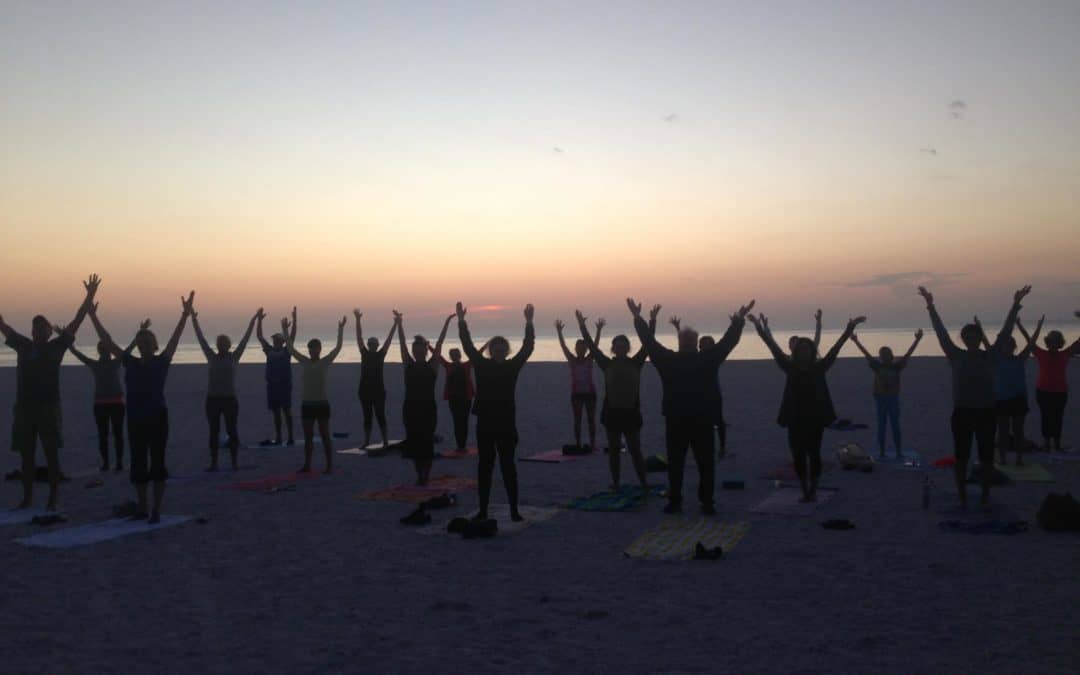 Beach Yoga on Marco Island